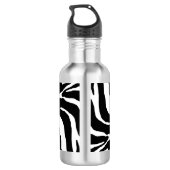 Bouteille D'eau Zebra Stripe Poster de animal (Dos)