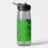 Bouteille D'eau Zèbre vert sauvage moderne (Droite)