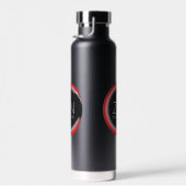 Bouteille d'eau Zen rouge (Plage)