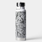 Bouteille D'eau Zentangle flower and paisley doodle design (Évier)