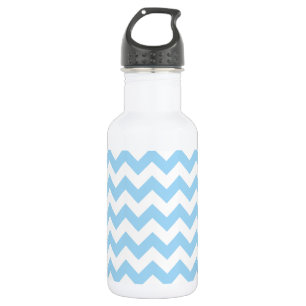Bouteille D'eau Zigzag bleu, Chevron bleu, Motif géométrique