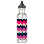 Bouteille D'eau Zigzag Chevron Design Motif coloré (Droite)