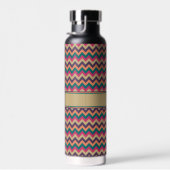 Bouteille D'eau Zigzag tropical (Plage)