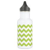 Bouteille D'eau Zigzag Vert, Chevron Vert, Motif Géométrique (Gauche)