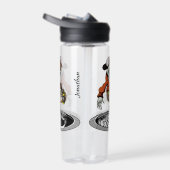 Bouteille D'eau Zombie Skater nom personnalisé (Droite)