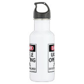 Bouteille D'eau Zone d'exploitation d'Ukulele (Dos)