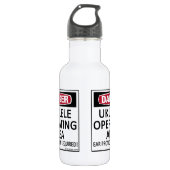 Bouteille D'eau Zone d'exploitation d'Ukulele (Devant)