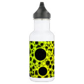 Bouteille D'eau Zones de bulles spatiales - Chaux/Jaune (Droite)