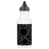Bouteille D'eau Zones de bulles spatiales - Noir (Droite)