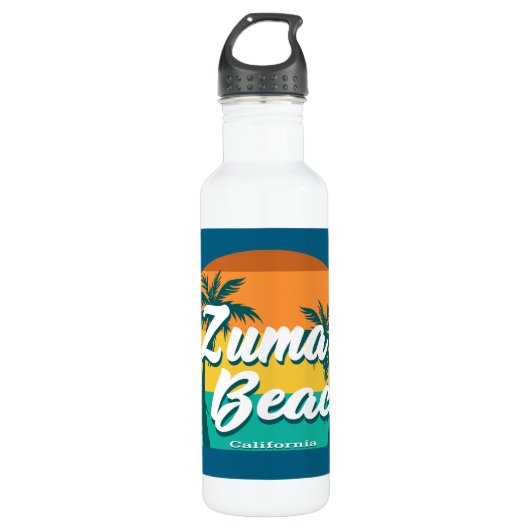 Bouteille D'eau Zuma Beach Californie (Devant)
