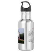 Bouteille d'histoire du phare de 40 Mile Point (Dos)