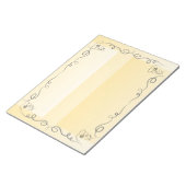 Bouteille d'or de beauté gonflable Grand Bloc-note (Incliné)