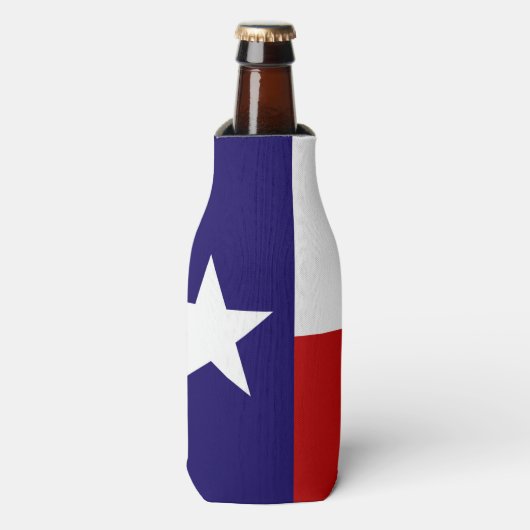 Bouteille du drapeau du Texas glacière douillet (Bottle Devant)