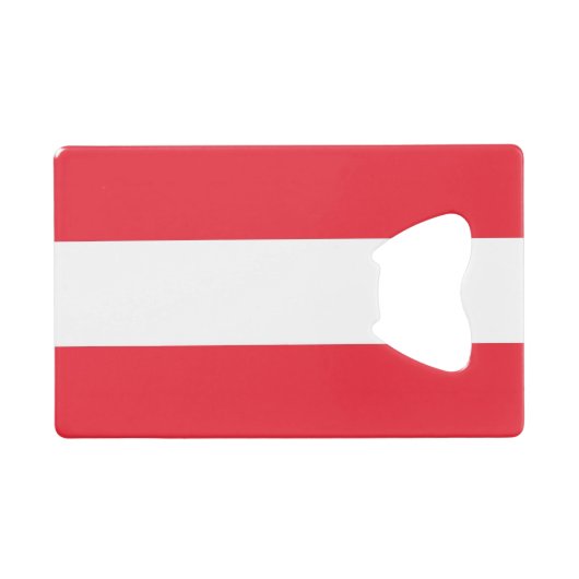 Bouteille en acier avec drapeau d'Autriche (Devant (Horizontal))