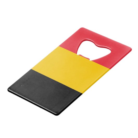 Bouteille en acier avec drapeau de Belgique (Devant Angle)