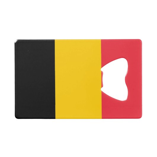 Bouteille en acier avec drapeau de Belgique (Devant (Horizontal))