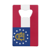 Bouteille en acier avec drapeau de Géorgie, USA (Dos)