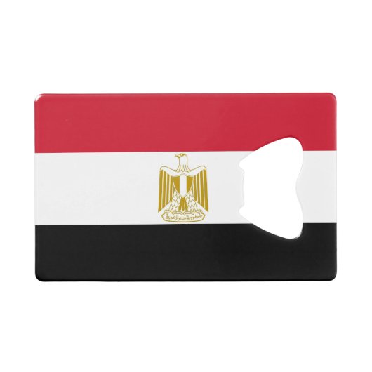 Bouteille en acier avec drapeau d'Egypte (Devant (Horizontal))