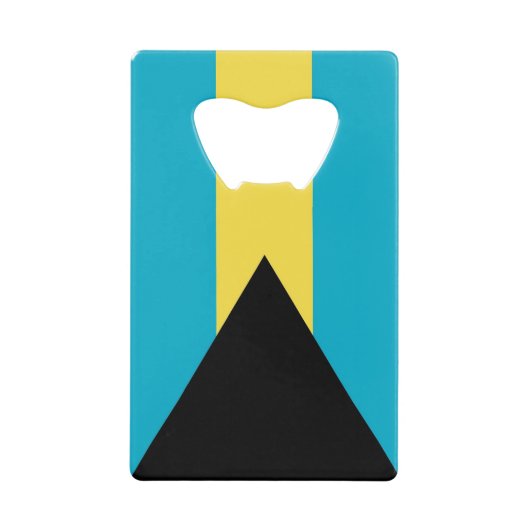 Bouteille en acier avec drapeau des Bahamas (Devant)