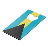 Bouteille en acier avec drapeau des Bahamas (Dos Angle)