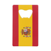 Bouteille en acier avec drapeau d'Espagne (Devant)