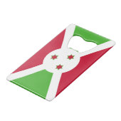 Bouteille en acier avec drapeau du Burundi (Devant Angle)