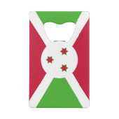 Bouteille en acier avec drapeau du Burundi (Dos)