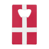 Bouteille en acier avec drapeau du Danemark (Devant)