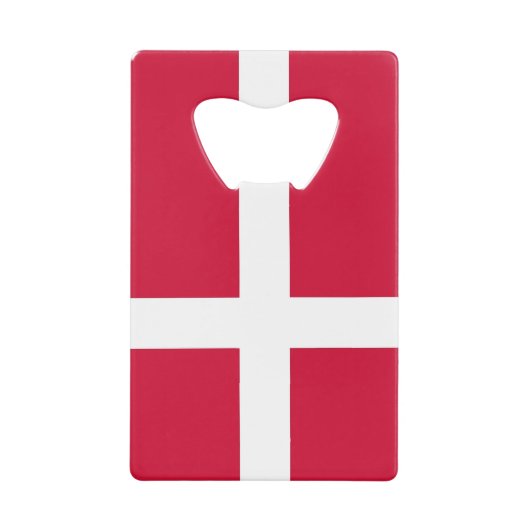 Bouteille en acier avec drapeau du Danemark (Devant)