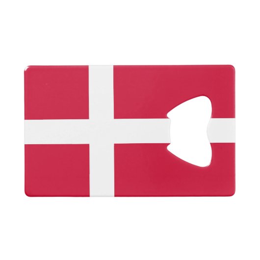 Bouteille en acier avec drapeau du Danemark (Devant (Horizontal))