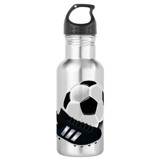 Bouteille en acier inoxydable de soccer