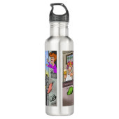 Bouteille en acier inoxydable Oops (Dos)