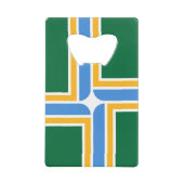 Bouteille en acier inoxydable Ouvert drapeau de Po (Devant)