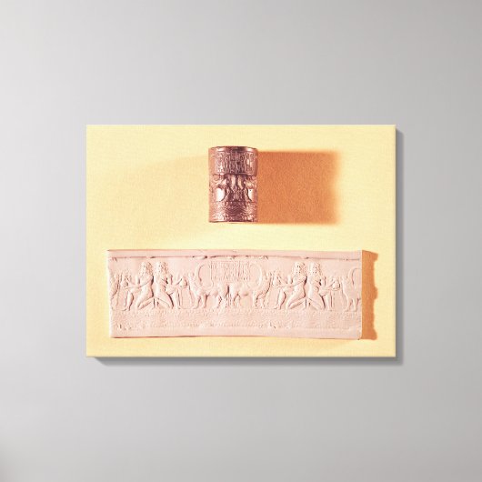 Bouteille et impression Akkadian (Recto)