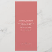 Bouteille et vin rouge Style Occassion Menu de cél (Dos)