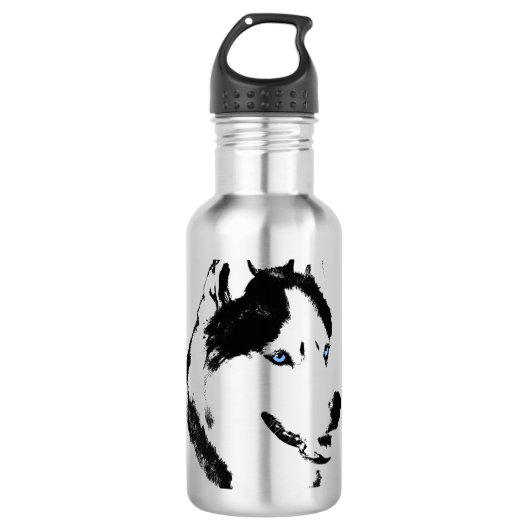 Bouteille Husky Bouteille d'eau de chien Husky per (Devant)