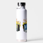 Bouteille Isolée À Cuivre À Feu D'Ordinateur (Plage)