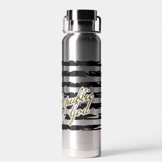 Bouteille isolée à vide en cuivre d'une seule répu (Arrière)