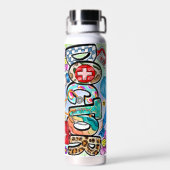 Bouteille isolée en cuivre cuivré du docteur (Arrière)