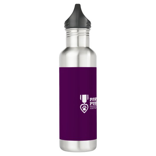 Bouteille isolée - Purple avec logo blanc (Gauche)