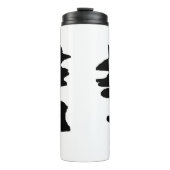 Bouteille Isotherme Art Abstrait Dual Face (Devant)