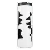 Bouteille Isotherme Art Abstrait Dual Face (Dos)
