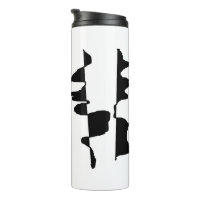 Bouteille Isotherme Art Abstrait Dual Face