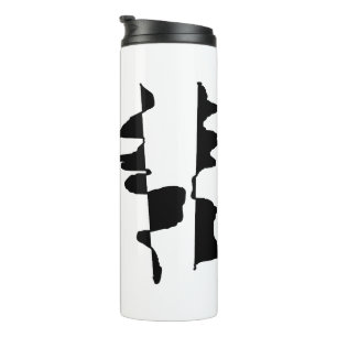 Bouteille Isotherme Art Abstrait Dual Face