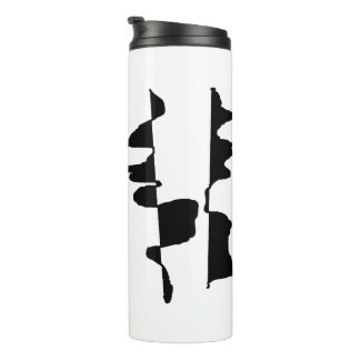 Bouteille Isotherme Art Abstrait Dual Face