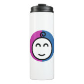 Bouteille isotherme Blanche (Devant)