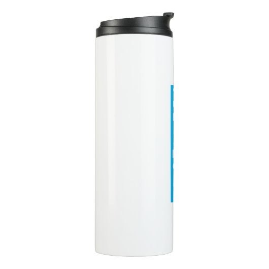 Bouteille isotherme blanche DESIGN  LAZIO TURISMO (Tourné sur la gauche)