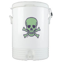 Crâne vert Igloo boisson glacière 10 gal