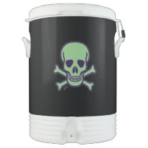 Crâne vert noir Igloo boisson glacière 10 gal