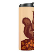 🐿️ Bouteille Isotherme Écureuil d'Automne (Tourné sur la gauche)
